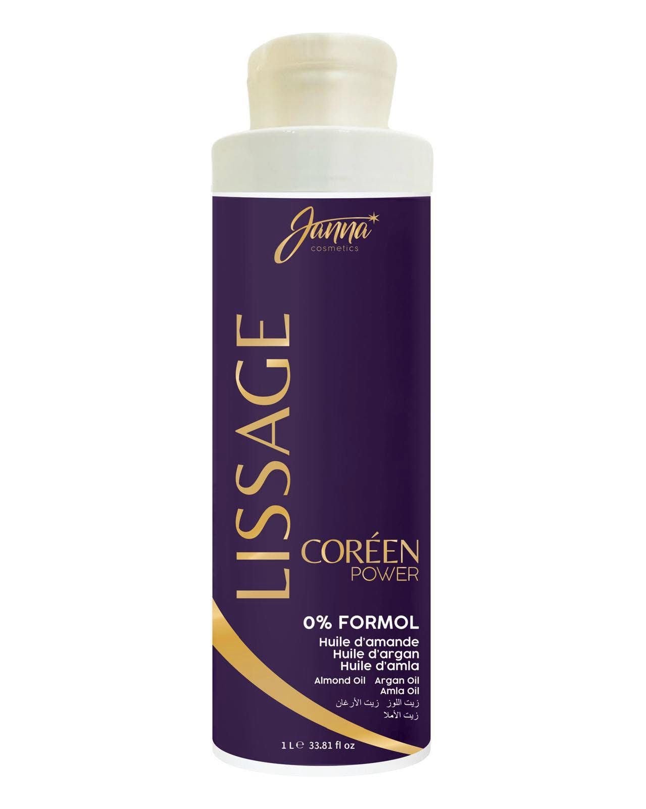 Lissage Coréen Janna – Lissage Professionnel – 0 % Formol – 1 L