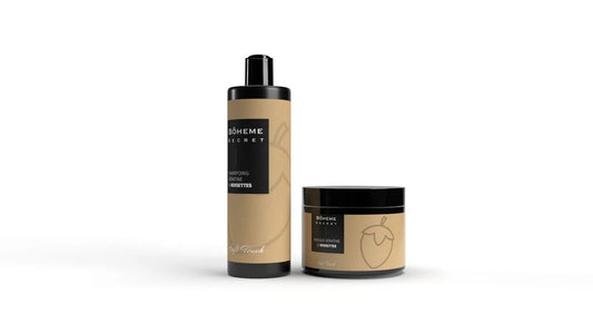 Shampoing & Masque Kératine Noisette – Bohême Secret