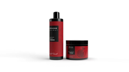 Shampoing & Masque Kératine Grenade – Bohême Secret